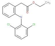 Ethyl 2-[2-[(2,6-Dichlorophenyl)amino]phenyl]acetate (Ethyl Ester of Diclofenac)