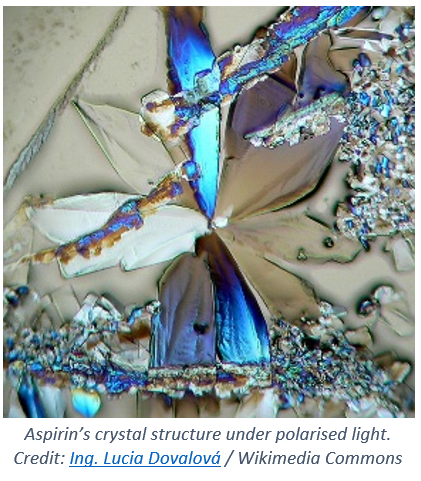 aspirin crystal structure